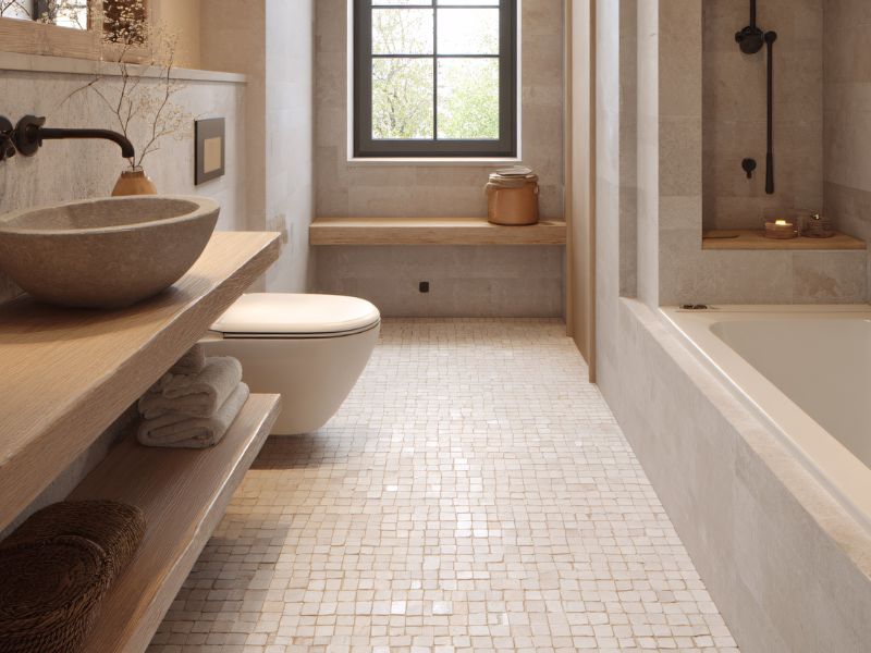 tipos de suelo para el baño